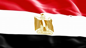 Egypt Flag, Flag, Loop. Free Stock Video