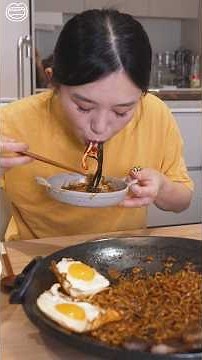 5일째 파김치에 짜장라면
