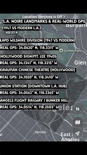 The real LA Noire (1947)(4K 60FPS) 🗺️ ⁠#lanoire⁠ ⁠#4K60FPS⁠ #lanoiregameplay #lanoiremap