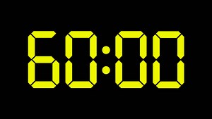 Digital Timer Countdown 60 Seconds Regular Stock Footage Video (100% Royalty-free) 10670990 | Shutterstock