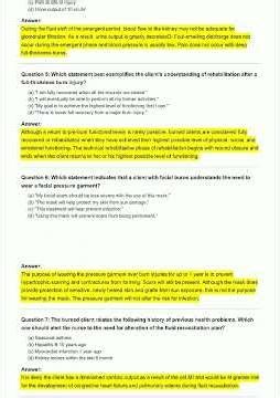 NCLEX Questions On Burn Injury Nursing Management video