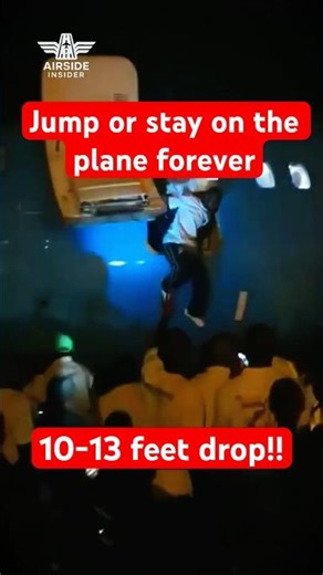 They Told Passengers to Jump. #aviation #aviationsafety #aviationlovers #shorts