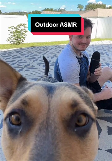 Outdoor ASMR: Relaxing Dog Sounds with Chase4Sounds 😮‍💨