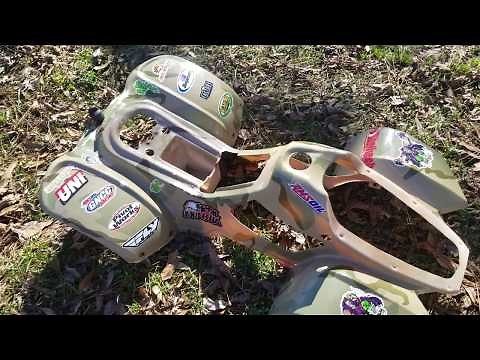 Replacing the body plastics on 110 Coolster Chinese ATV