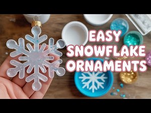 #436|How To Make Amazing Resin Snowflakes!