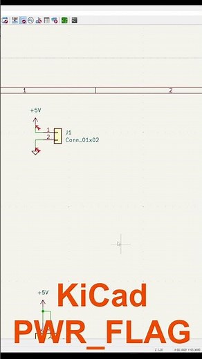 KiCad tip#3. Power flag (PWR_FLAG) #kicad #pwr_flag