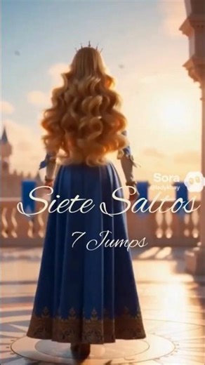 7 saltos 7 jumps dance challenge. full video on my channel. #7jumps #folkdance #princess