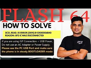 SCSI_READ_10 ERROR [0011] @ 0x00006B40Reason: UFS IC was Disconnected 🔴 🔴Unlock FRP & Pattern Lock‼️