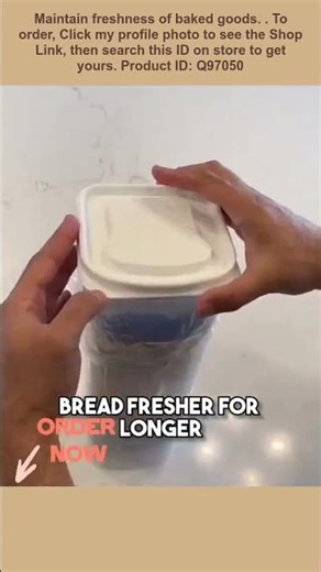 This is a Large Rectangular Bread Container.