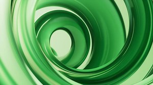 Transparent ring glass background, 3d rendering.