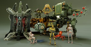 SCI FI ROBOTS PACK VOL 1 | 3D Robots | Unity Asset Store