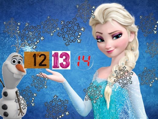 Frozen - Recognizing Numbers 13,14,15