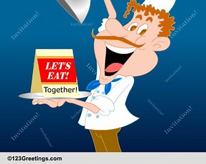 Invitation For An Eat Out.