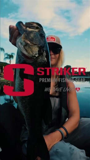 There’s no greater fear for a largemouth bass than seeing @wendy_biles_fishing wearing her Striker gear and paddling in a @oldtownfishing kayak. #goearlygolategoprepared 🎥 credit to our dude @blake_jay_abbey 🤌🤌 | Striker