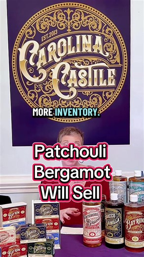 Patchouli Bergamot Castile Soap - Limited Availability!