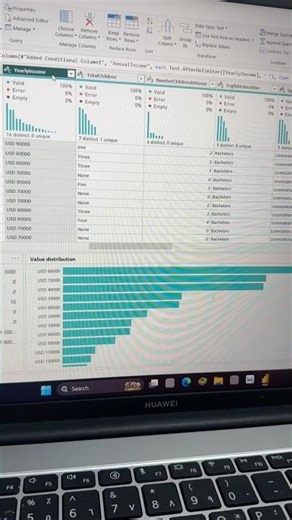 Remove Column in Power Query (Power BI) #powerbi #data #dataanalyst #datawithhumaira
