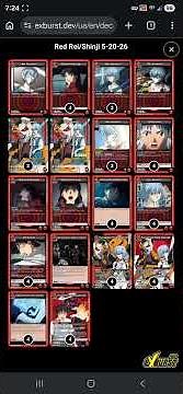 Union Arena Deck Profile: Red ReiShinji From The Evangelion Set #unionarena #unionarenatcg