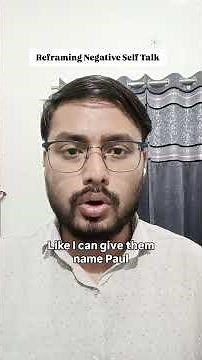 Stop Negative Self-Talk | How to Reframe Your Thoughts