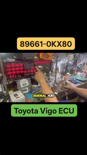 🛠️ Case Study: The "Ghost" Fault in the Toyota Vigo The Mystery of the "Dead" Hilux ECU 🔍 A customer sent us this Toyota Vigo ECU (89661-0KX80) with a classic headache: no "Check Engine" light and a truck that refused to start. On the vehicle, it looked like a total ECU failure. The Verdict? 💡 After rigorous bench testing, our results tell a different story. The Check Engine light is alive and well, and the ECU triggers the start sequence perfectly. What’s next? While our part gets a clean bi