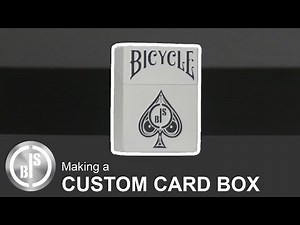 Making a Custom Bicycle Card Box, with a magical ending
