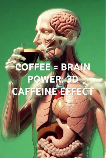 3D Caffeine Breakdown How Coffee Boosts Your Brai