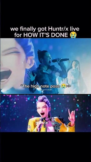 Huntr/x Live : HOW IT'S DONE performance by McDonald's 😭 #kpopdemonhunters