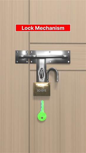 Why the Wrong Key Can’t Open a Lock 🔑 #shorts #3danimation