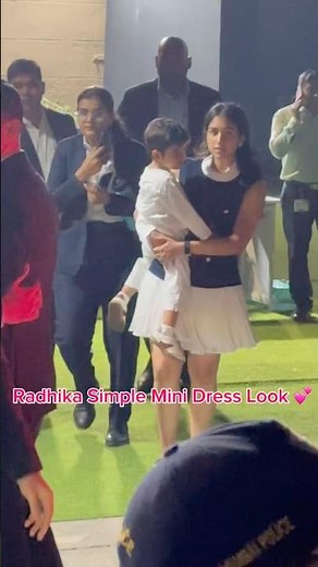 Radhika Merchant’s Simple Mini Dress Look 💕 Ambani Choti Bahu Keeps It Chic!