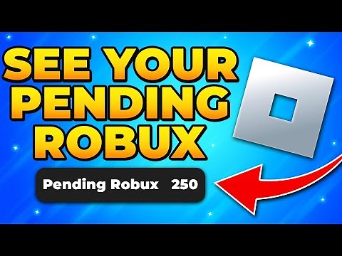 How to See Pending Robux on PC & Mobile