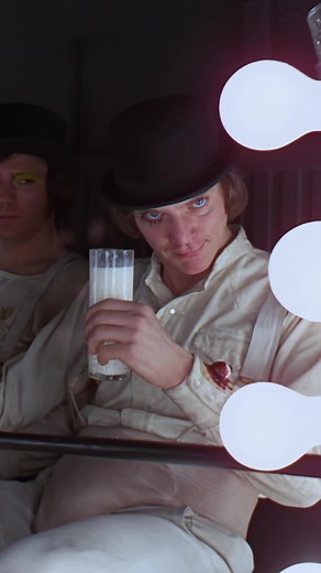 "For being a * with no manners." Scene with Malcolm McDowell and Warre... | a clockwork orange