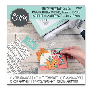 Sizzix Making Essential - Adhesive Sheets, 6