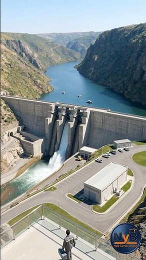Building a MASSIVE Dam – Engineering in Action 🌊🏗️ #Construction #diy #satisfying