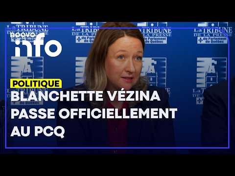 Maïté Blanchette Vézina joint officiellement le Parti conservateur du Québec d'Éric Duhaime
