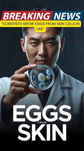 “Scientists Grow Eggs From Skin Cells in Lab”