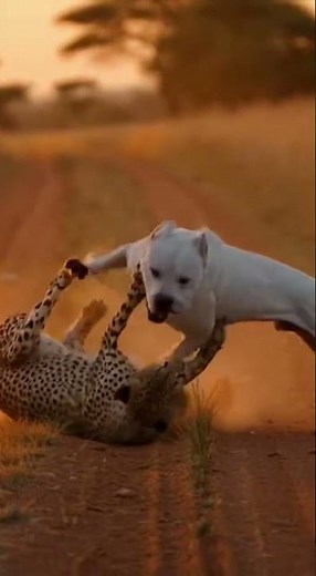 Cheetah vs Dog: An Unbelievable Wildlife Encounter! 🐆🐕