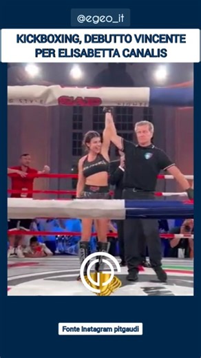 eGeo | (LaPresse) Debutto con successo per Elisabetta Canalis negli incontri di kickboxing. La showgirl ha preso parte alla 12esima edizione di... | Instagram