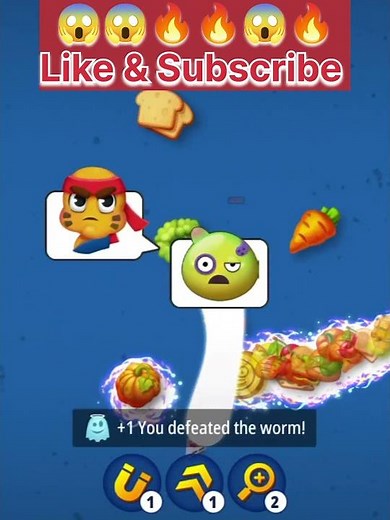 ⚡WormZone King Move – Full Lobby Finish in Seconds 💥🐍