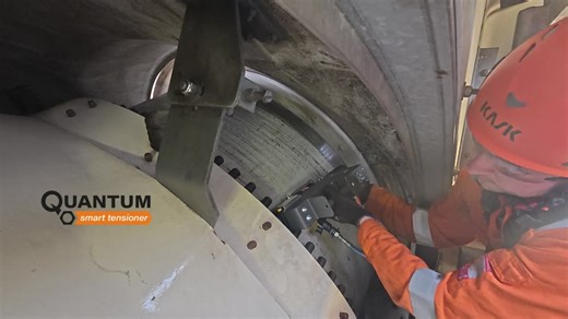 Automatically tensioning of wind turbine bolts and document each in a traceable report. A maintenance free bolted connection is the end-goal here, to lower maintenance cost of wind turbines. This… | IntoMachines B.V.