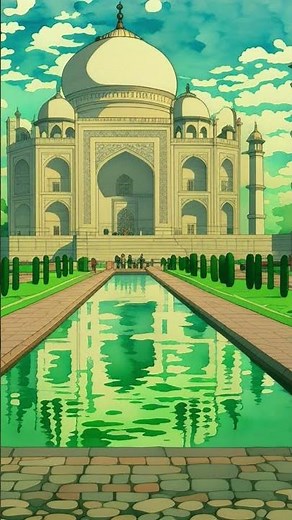 Taj mahal cartoon picture