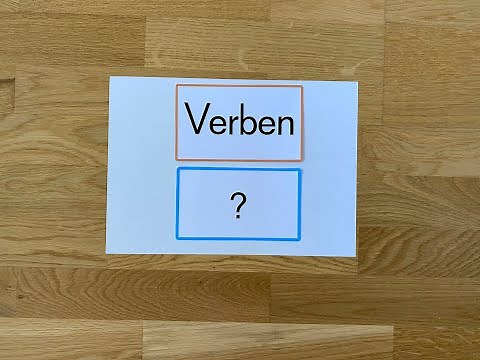 Verben einfach erklärt! Tutorial für die Grundschule