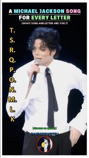 A Michael Jackson Song For Every Letter (PT.5)🔥#michaeljackson #shortsfeed