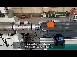 Single Wall Corrugated Polyethylene Pipe Production Line