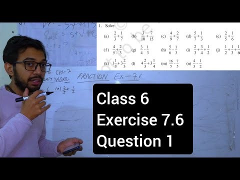 Class 6 Mathematics Exercise 7.6 Question 1 #ncert