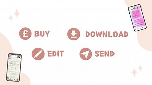 Unicorn Birthday Phone Invitation: Editable Digital Evite Template - Etsy Australia