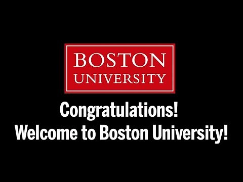 Welcome to Boston University, International Students!