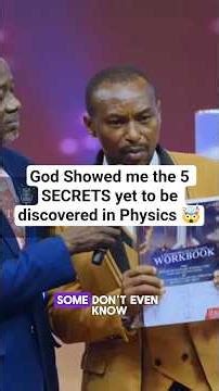 5 Secrets of Physics the World Still Doesn’t Know 😯 #drpaulenenche #drbeckyenenche #testifytv #digc
