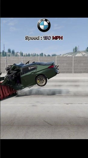 BeamNG #8 BMW vs Bugatti 🤯 – How Much Can They Survive? | BeamNG Speed Crash Test ⚡💥