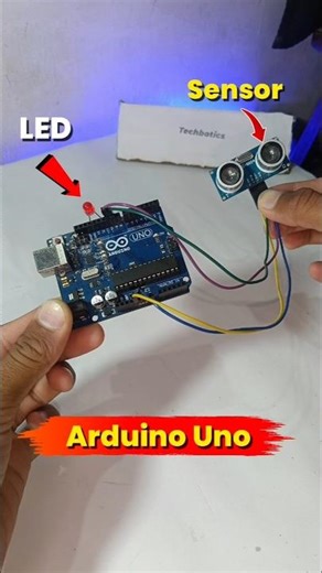 Ultrasonic Sensor With Led #shorts #trending