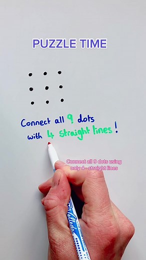 Connect 9 Dots Puzzle Challenge