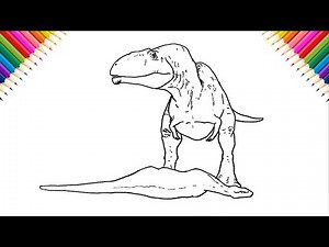 How to Draw Carcharodontosaurus from Walking with Dinosaurs